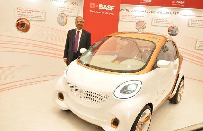 巴斯夫和戴姆勒开发的智能型概念车在印度揭幕