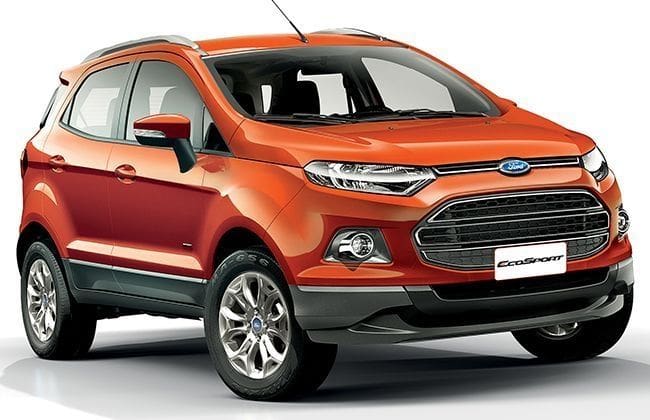 福特Ecosport于2014年在印度推出，印度在6月推出