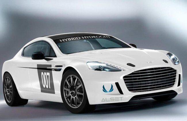 世界第一杂交氢气Aston Martin Rapide S在纽巴林中首次亮相