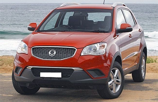 Mahindra推出印度的Ssangyong Korando Suv