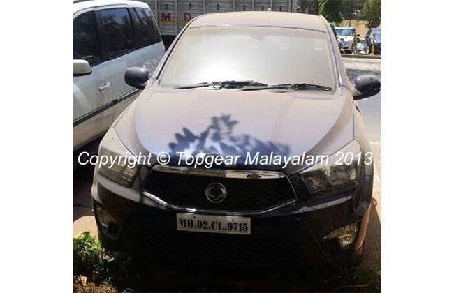 Ssangyong Actyon Sports Lifestyle Pictup Spied