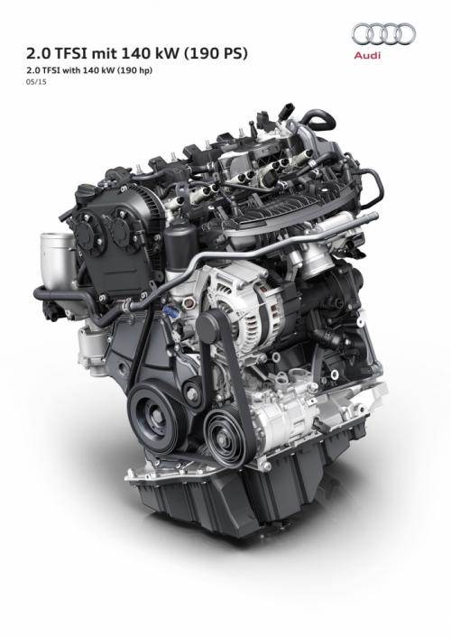 奥迪推出新的188BHP 2.0升TFSI发动机