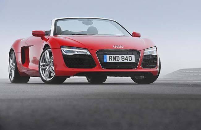 奥迪R8 V8 Spyder，Rs 6 Avant和Rs 5 Avant去沙龙Prive 2013