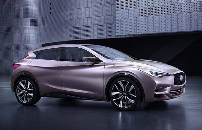 Infiniti Q30概念清晰的图片揭示了法兰克福首次亮相