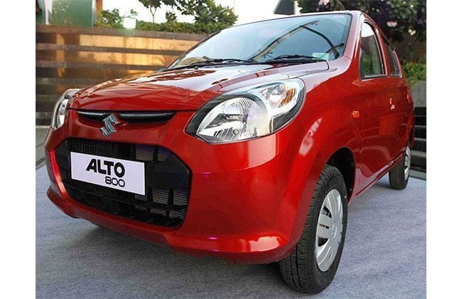 Maruti Suzuki Alto 800 vxi与Airbag以卢比发射。3.31 lakh.