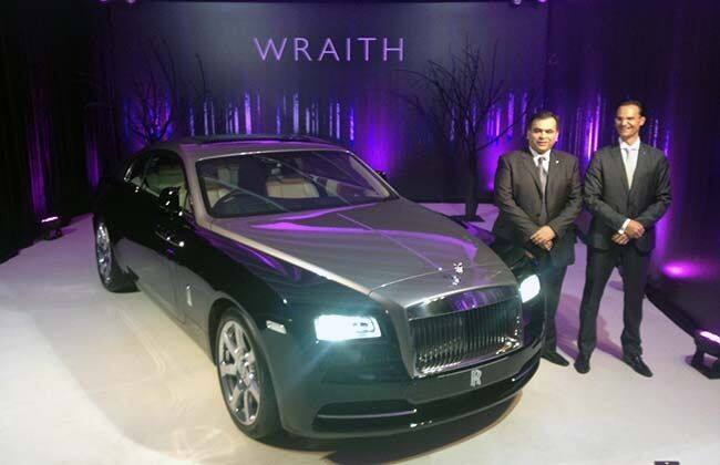 Rolls Royce Wraith在卢比发射。4.6亿卢比