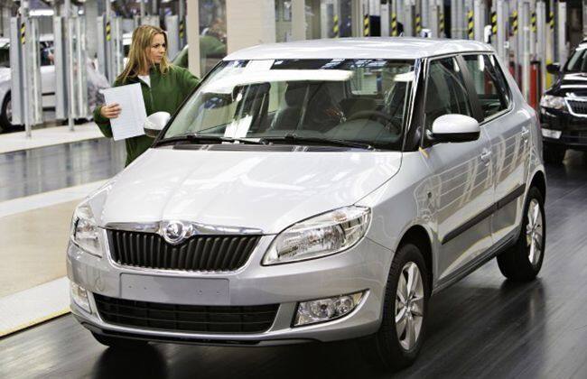 1.5百万分钟的第二代Skoda Fabia从设施上滚动