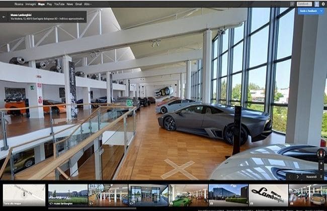 Automobili Lamborghini在Google地图上推出独家博物馆室内视图