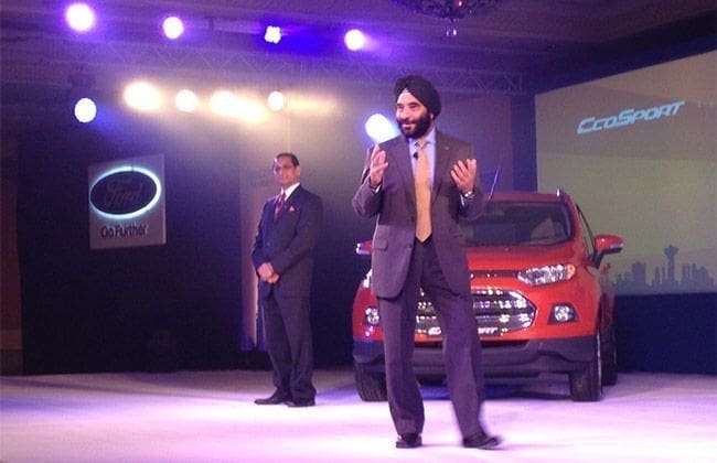 福特Ecosport Compact SUV在卢比推出。5.59 lakh.