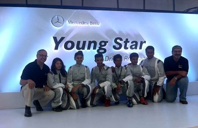 梅赛德斯 - 奔驰为印度提供了第一个年轻的明星司机