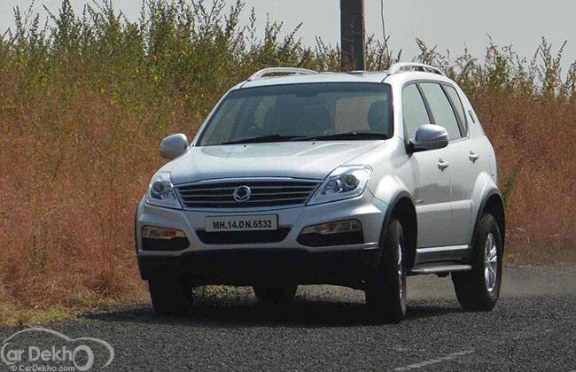 Mahindra在Raipur的Raipur推出Premium Ssangyong Rexton。19.22 Lakh.