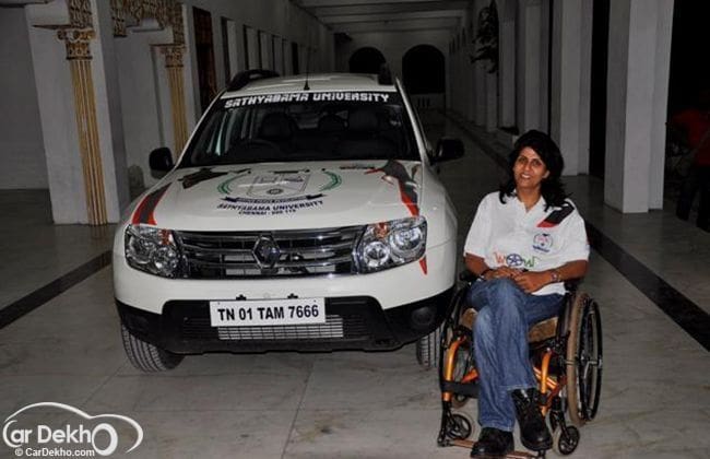 Arjuna Awardee Deepa Malik Epic Drive开始向她展示她的轮子'