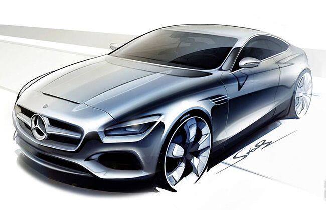 梅赛德斯 - 奔驰S级轿跑车设计素描发布