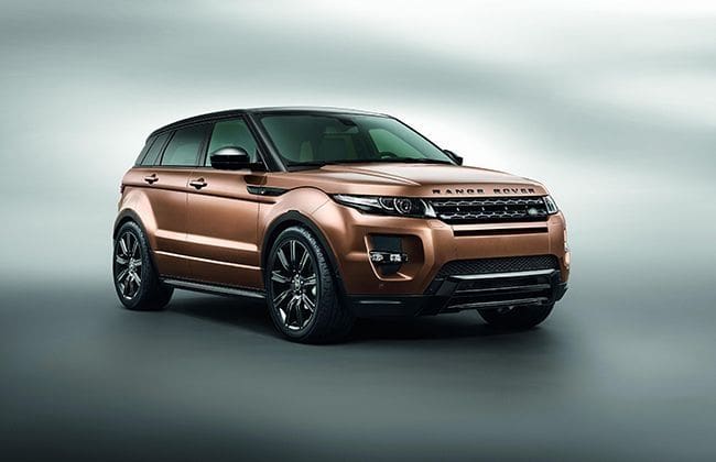 2014年揽胜Evoque详细信息显示