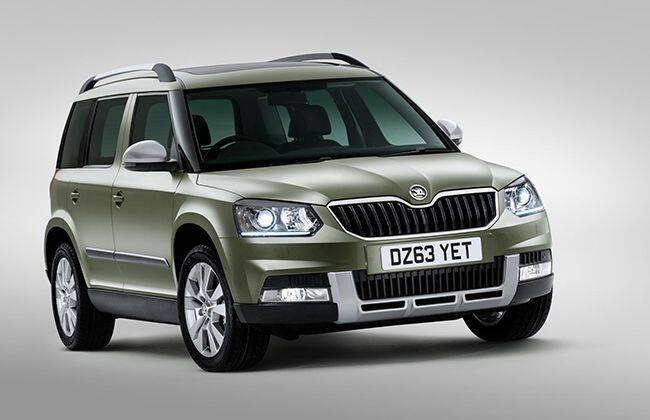 Skoda yeti Facelift规格和价格显示 - 英国