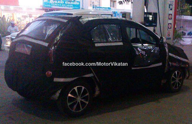 Tata Indica Vista Facelift Spied;在2014年印度自动博览会首次亮相