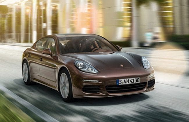 2014 Porsche Panamera推出了卢比。1.19亿卢比