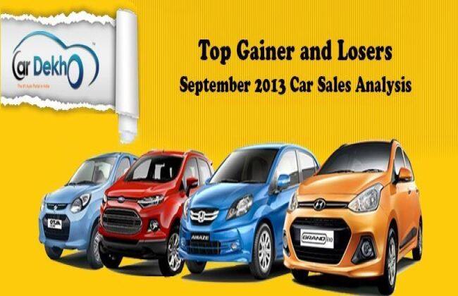 顶级纳税人和输家; 2013年9月汽车销售分析