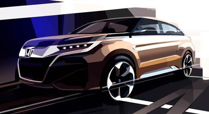 新的本田SUV概念为上海
