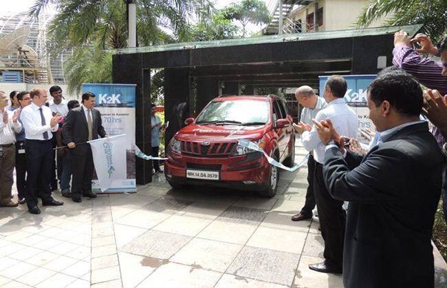 Mahindra Xuv500套新的林卡记录书