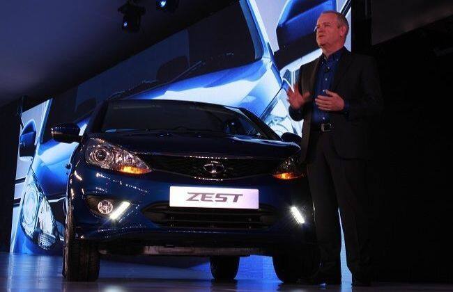 Tata Zest紧凑型轿车图像库