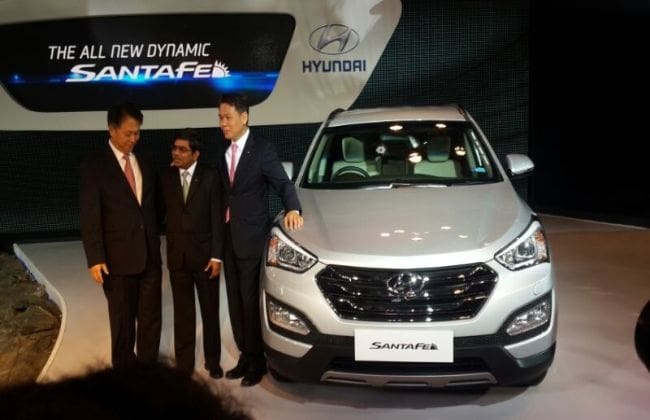 Hyundai推出了第三代2014年Santa Fe，达到了26.30卢比