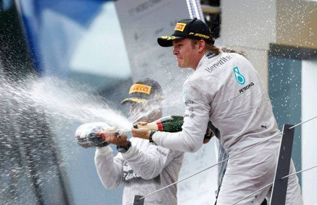 Nico Rosberg的第三次获胜：队友再次完成1-2