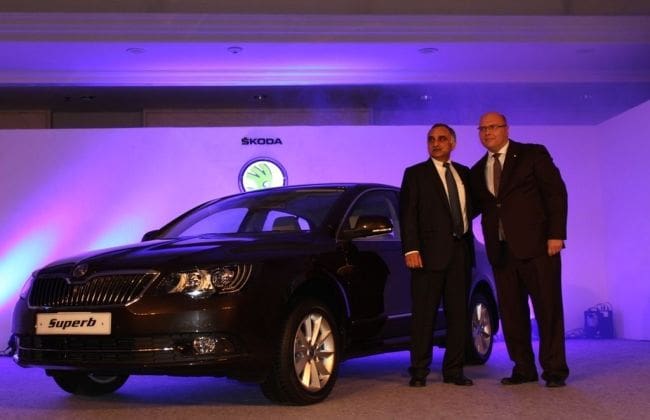 2014 Skoda Superb Facelift照片库