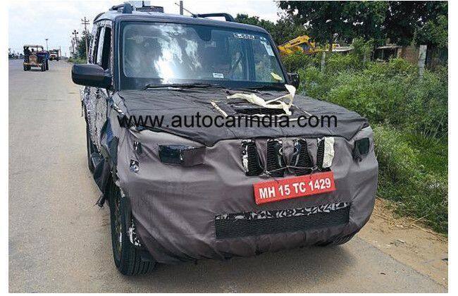 即将推出的2014年Mahindra Scorpio Interiors Spied