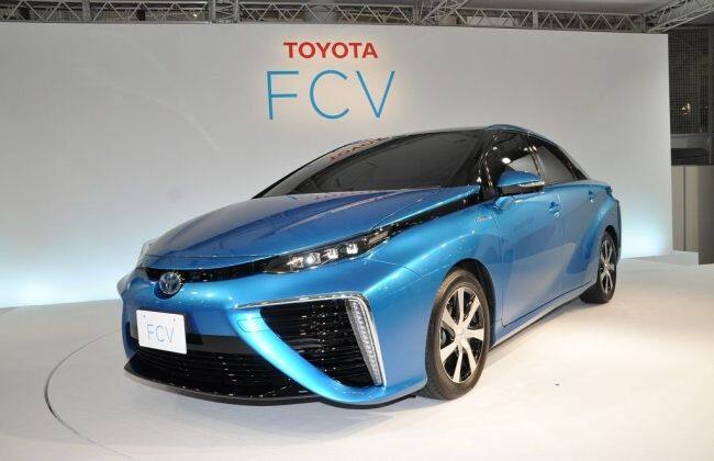 丰田的燃料电池轿车亮相