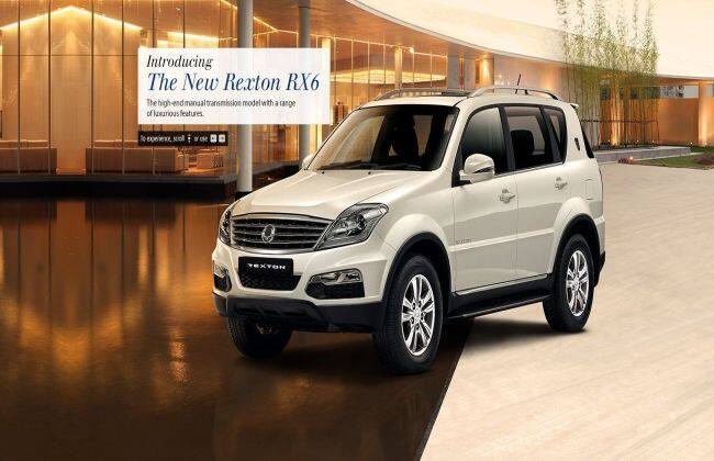 Mahindra推出Ssangyong Rexton RX6 Variant，达到19.96卢比