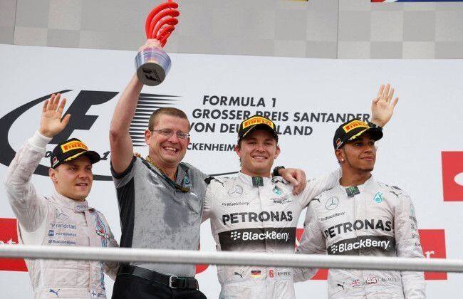 Nico Rosberg在德国享有他的第一个家庭胜利