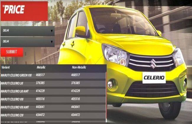 Maruti Suzuki推出了Celerio的CNG变体