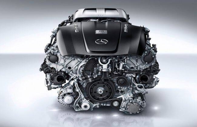 梅赛德斯的全新AMG 4.0升V8 Biturbo发动机透露