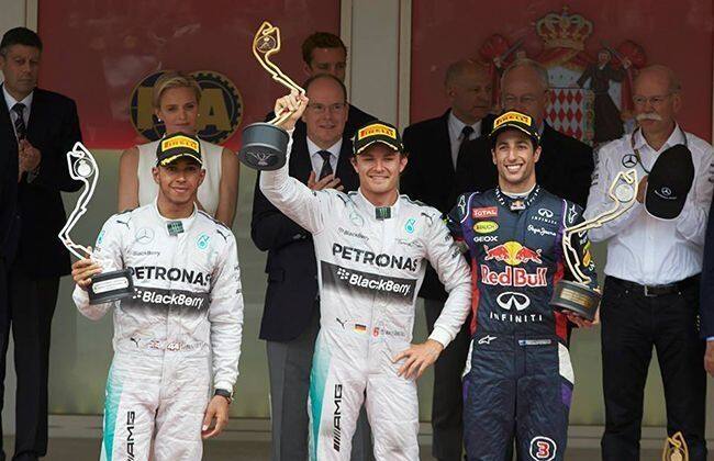 Nico Rosberg赢得摩纳哥大奖赛