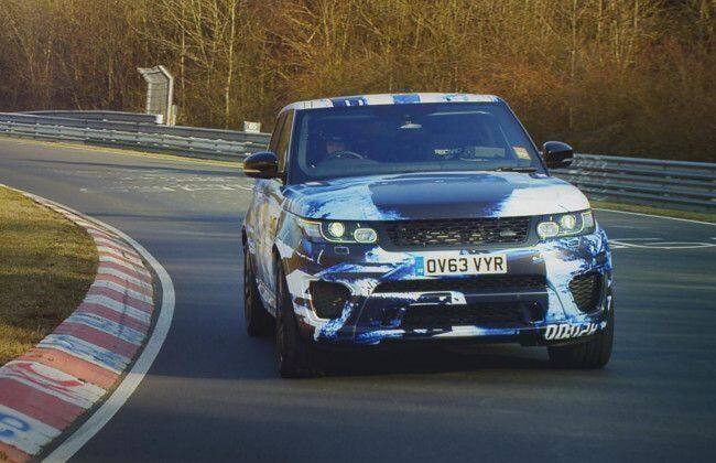 Range Rover Sport SVR将在耶和华速度的高级亮相亮相