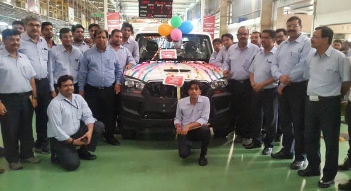 Mahindra的Haridwar植物跨越7 Lakh车辆生产标记