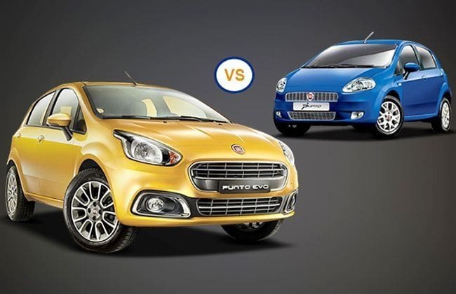Fiat Ponto Evo vs Punto old vs New