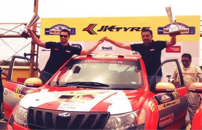 Team Mahindra冒险赢得Coimbatore的Rally