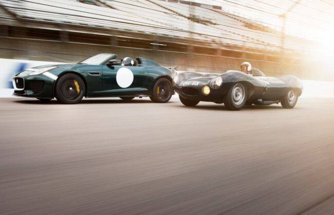 在D-Types成立60周年，Jaguar F型项目7来自Le Mans Classic