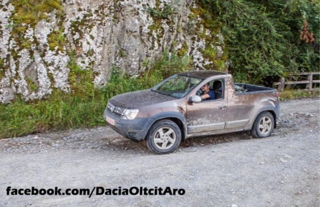The overall characteristics of the Renault duster were found in the dakaya duster pick-up test mule!