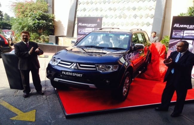 Mitsubishi Pajero Sport 4x2在印度在Inr 23.55 Lacs推出