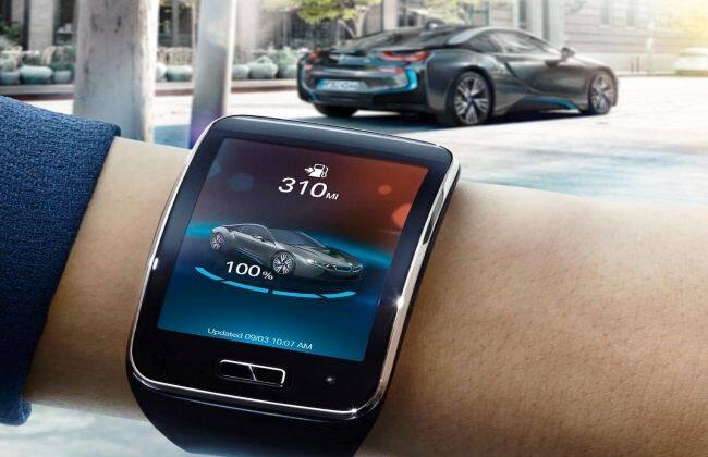 BMW I远程应用程序适用于Samsung Gear的Smartwatch赢得2015年CES创新奖