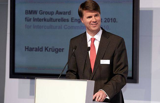 Harald Kruger于2015年5月成为宝马的首席执行官