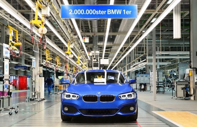BMW 1系列生产在新模型发射之前达到二十万标记