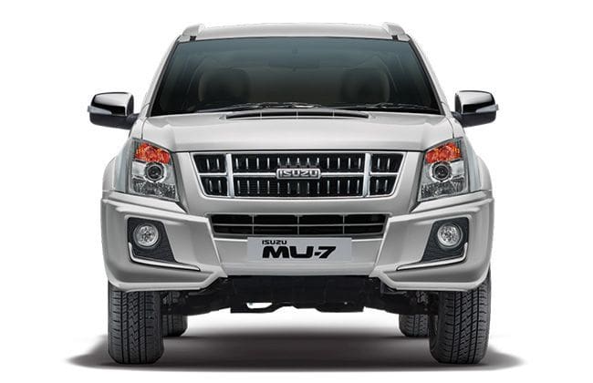 isuzu在卢比推出MU-7的自动变体。23.90 lacs.