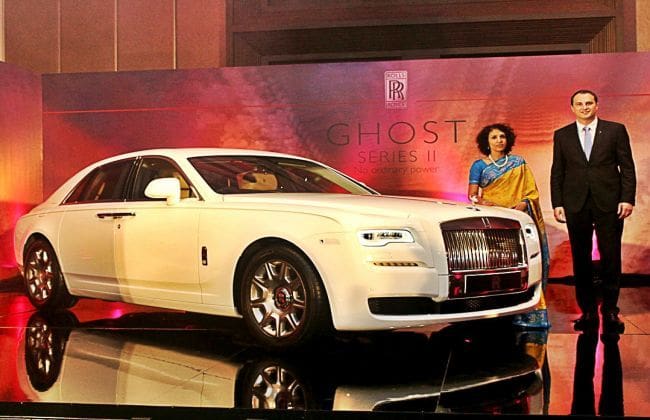 Rolls-Royce Ghost Series II在Chennai推出了4.5亿卢比