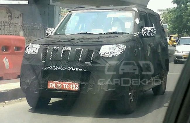 新的Mahindra Bolero在Chennai进行了特色测试