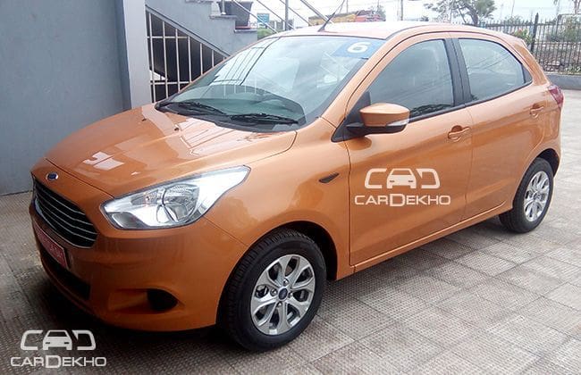 独家的：2015年Ford Figo发现经销商处