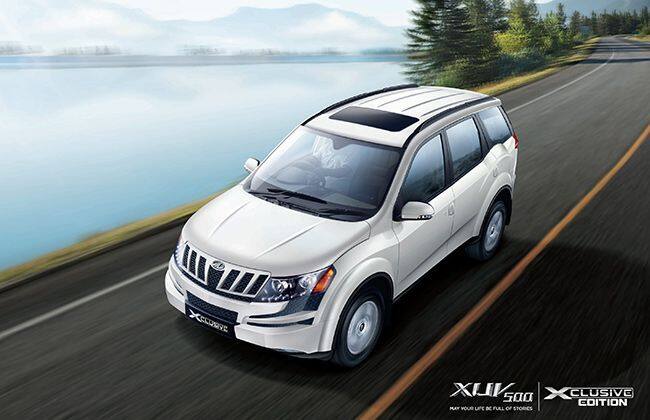 Mahindra Xuv500 Xclusive版在14.48卢比上推出